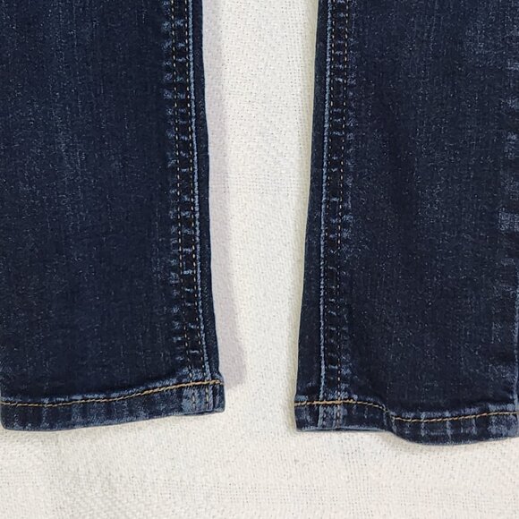 Cat and Jack Dark Wash Denim Slip On Adjustable Waist Stretch Skinny Jeans Sz 5T - Picture 5 of 16